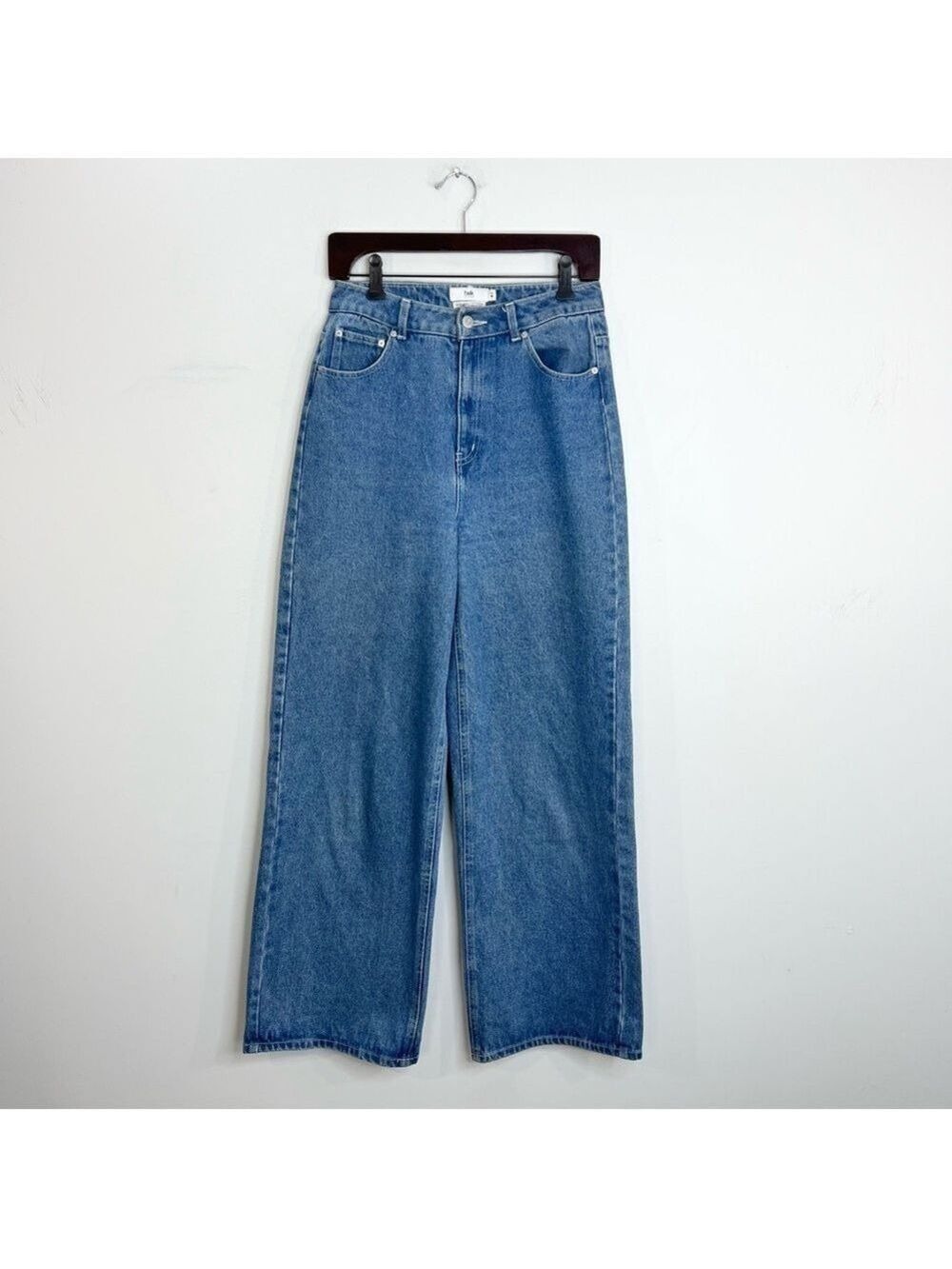 Simons TWIK R&B fit wide leg organic cotton jeans 28 - Picture 4 of 11
